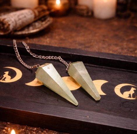 Green Aventurine Pendulum _ Crystal Dowsing Pendulum _ 60% OFF Clearance - Final Sale