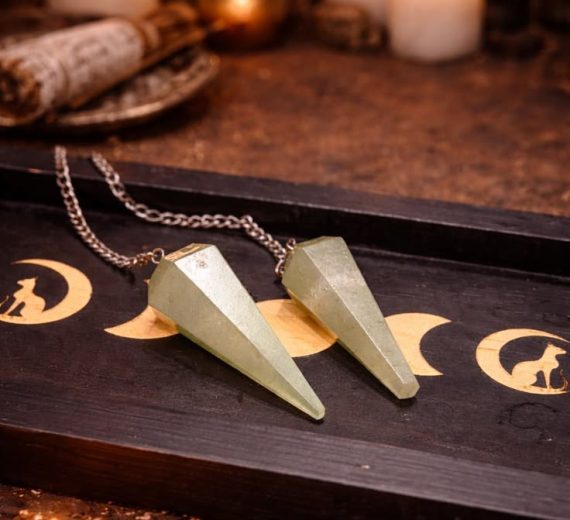 Green Aventurine Pendulum _ Crystal Dowsing Pendulum _ 60% OFF Clearance - Final Sale